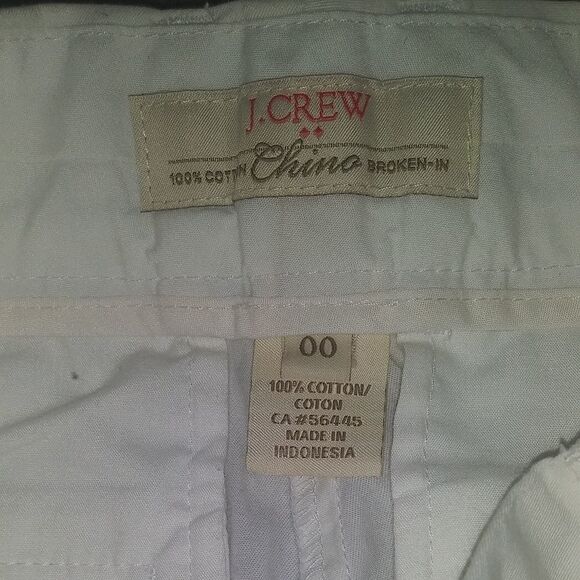 White J.Crew 100% Cotton Chino shorts sz 00 - Picture 6 of 8